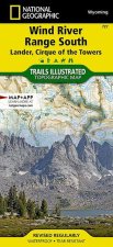 Wind River Range South Map [Lander, Cirque of the Towers]