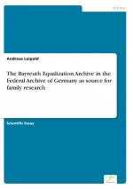 Bayreuth Equalization Archive in the Federal Archive of Germany as source for family research