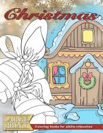 LARGE PRINT Coloring books for adults relaxation CHRISTMAS: (Dementia activities for seniors - Dementia coloring books)