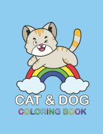 Cat & Dog Coloring Book