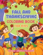 Fall and Thanksgiving Coloring Book For Kids