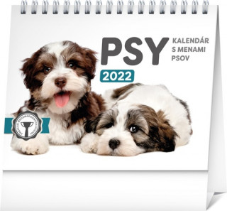 Psy s menami psov 2022 - stolový kalendár