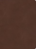KJV Single-Column Wide-Margin Bible, Brown Leathertouch