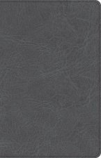 CSB Thinline Bible, Charcoal Leathertouch