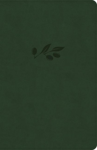 CSB Thinline Reference Bible, Olive Leathertouch