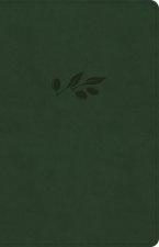 CSB Thinline Reference Bible, Olive Leathertouch