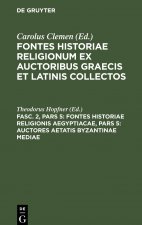 Fontes historiae religionis Aegyptiacae, Pars 5