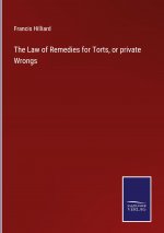 Law of Remedies for Torts, or private Wrongs