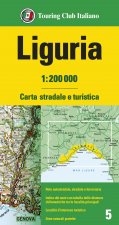 Liguria 1:200.000. Carta stradale e turistica
