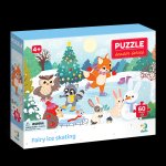 Puzzle 60 Pory roku Zabawa na łyżwach DOP300410