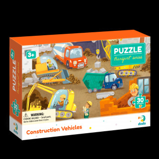 Puzzle Doprava: Stavebnďż˝ stroje 30 dďż˝lkďż˝
