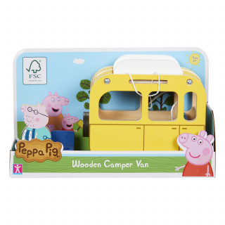 Peppa drewniany kamper z figurką PEP07388