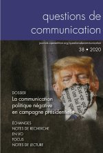 QUESTIONS DE COMMUNICATION N 38/2020. LA COMMUNICATION POLITIQUE NEGA TIVE EN CAMPAGNE PRESIDENTIELL