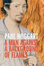 Man Against a Background of Flames