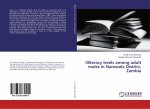 Illiteracy levels among adult males in Namwala District, Zambia