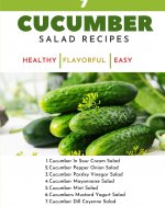 7 Cucumber Salad Recipes - Healthy Flavorful Easy Dishes - Recipe Book For Quick Simple Meals