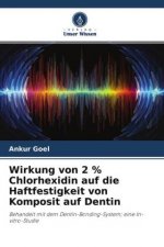 Wirkung von 2 % Chlorhexidin auf die Haftfestigkeit von Komposit auf Dentin