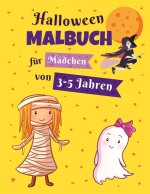 Halloween Malbuch fur Madchen von 3-5 Jahren