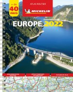 Europe 2022 - Atlas Routier et Touristique (A4-Spirale)