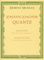 JOHANN JOACHIM QUANTZ : SONATA IN D MAJOR - SONATE EN RE MAJEUR - FLUTE, HAUTBOIS VIOLON ET BC