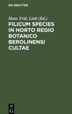 Filicum Species in Horto Regio Botanico Berolinensi Cultae