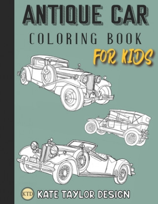 Antique car coloring book for kids