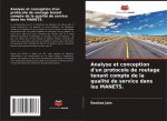 Analyse et conception d'un protocole de routage tenant compte de la qualite de service dans les MANETS.