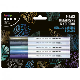 Pisaki metaliczne A Kidea  5 kolorów