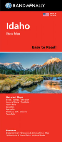 Rand McNally Easy to Read Folded Map: Idaho State Map