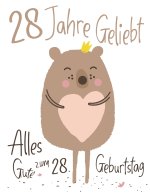 Alles Gute zum 28. Geburtstag