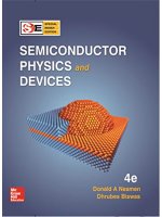 ISE Semiconductor Physics And Devices