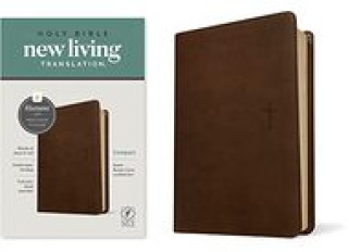 NLT Compact Bible, Filament Enabled Edition (Red Letter, Leatherlike, Rustic Brown)