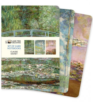 Claude Monet Set of 3 Midi Notebooks