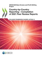 Oecd/G20 Base Erosion and Profit Shifting Project Country-By-Country Reporting - Compilation of 2021 Peer Review Reports Inclusive Framework on Beps: