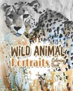 Wild Animal Portraits Coloring Book