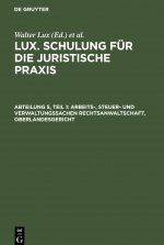Arbeits-, Steuer- und Verwaltungssachen Rechtsanwaltschaft, Oberlandesgericht