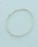 Bracelet Pierre de Lune Perles rondes 4 mm