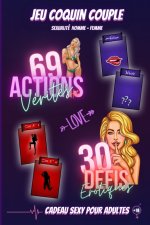 Jeu Coquin Couple - Sexualite Homme Femme - 69 Actions Verites Hot - 30 Defis Erotiques - Cadeau Sexy Adultes