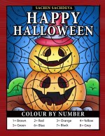 Happy Halloween Colour by Number