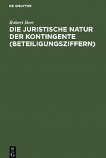 juristische Natur der Kontingente (Beteiligungsziffern)