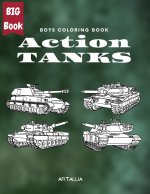 Action Tanks Coloring Book