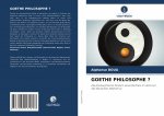 Goethe Philosophe ?