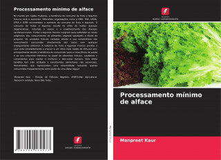 Processamento minimo de alface