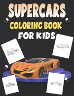 Supercars Coloring Book For Kids