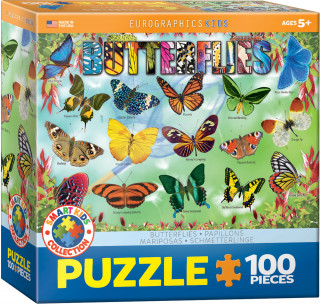 Puzzle 100 Smartkids Butterflies 6100-5485