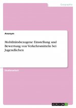 Mobilitätsbezogene Einstellung und Bewertung von Verkehrsmitteln bei Jugendlichen