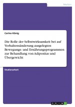 Die Rolle der Selbstwirksamkeit bei auf Verhaltensänderung ausgelegten Bewegungs- und Ernährungsprogrammen zur Behandlung von Adipositas und Übergewic