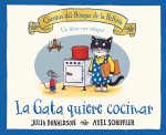La gata quiere cocinar