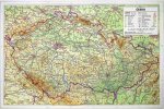 Česko reliéfní mapa 1 : 1 240 000