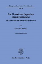 Die Einrede der doppelten Inanspruchnahme.